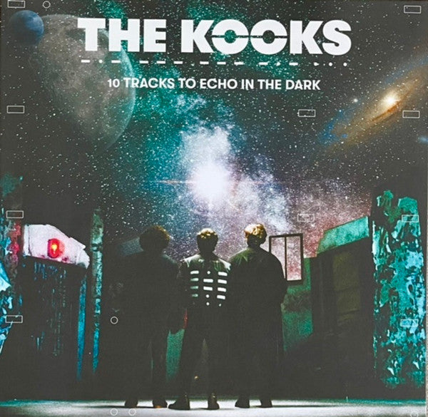 The Kooks album cover, three silhouetted figures against a cosmic backdrop.