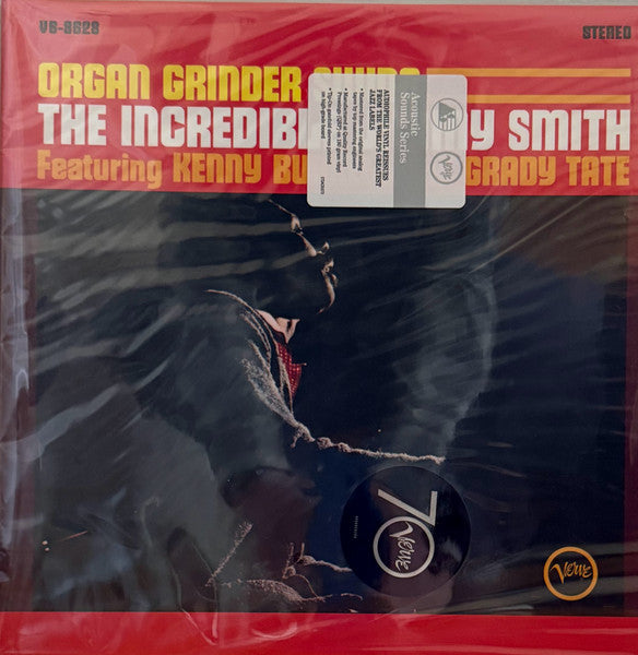Red vinyl record album cover featuring jazz musicians Jimmy Smith, Kenny Burrell, Grady Tate.