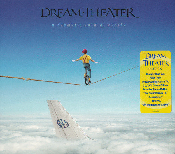 Dream Theater "Turn Up Your Video" DVD cover, person on a tightrope.