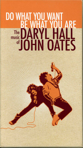 Hall & Oates album cover featuring musicians in performance, reddish tones.