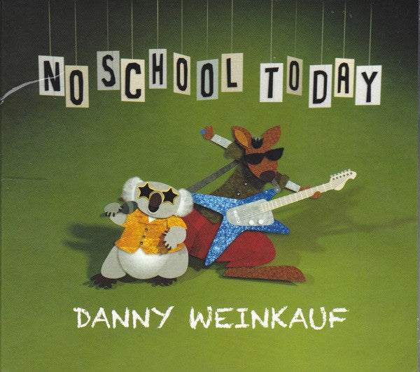 CD cover with cartoon koalas and a wombat playing guitar.