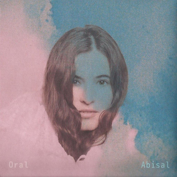 CD cover with a portrait of a young woman, pink and blue tones.