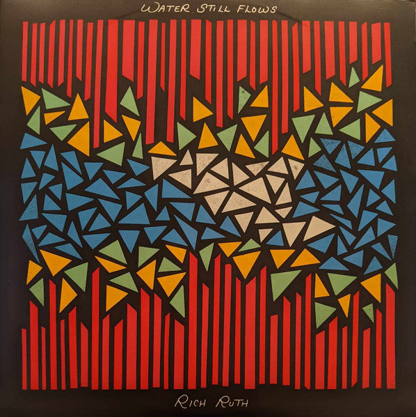 Rich Ruth album cover: abstract geometric shapes in red, blue, and yellow.