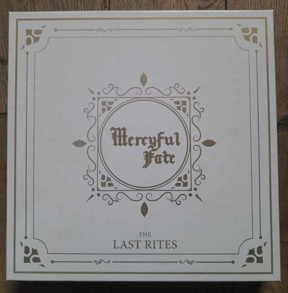 DVD case for “Mercyful Fate: The Last Rites” with ornate gold design.