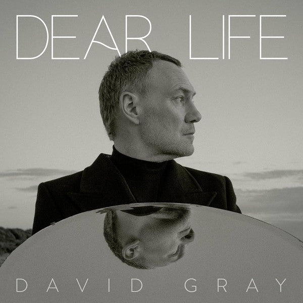 David Gray’s “Dear Life” album cover: portrait with mirrored reflection.