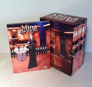Blu-ray case for āMina: Gli Anni Kaiā featuring a singer in a gown.