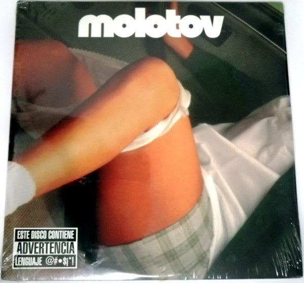 Molotov album cover: legs and torso against a blurred background.