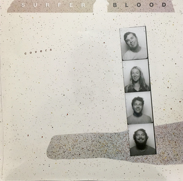 Vinyl album cover with four black and white portrait photos.