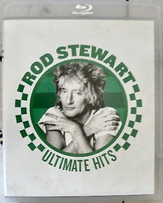Blu-ray case for “Ultimate Hits” by Rod Stewart, featuring his portrait.