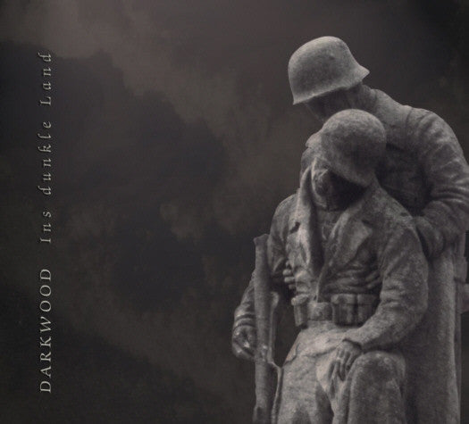 Darkwood CD cover: two soldiers in helmets, grayscale, somber scene.