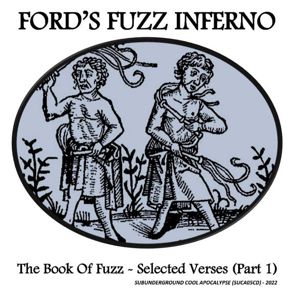 CD cover: black and white illustration of two figures in a circle.