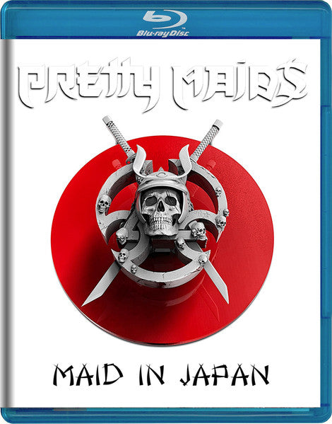 Blu-ray cover for "Pretty Maids" with skulls, swords, and a red circle.