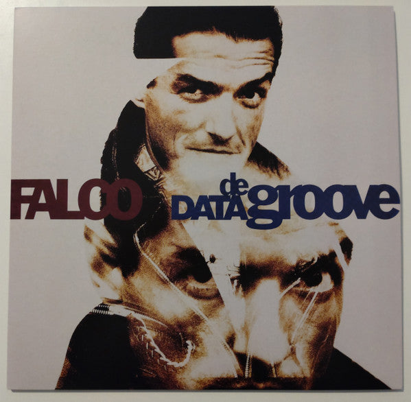 Vinyl album cover for Falco’s “Data de Groove” featuring a portrait.