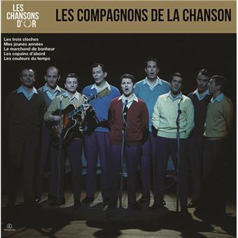 Vinyl album cover featuring a group of formally dressed male singers.
