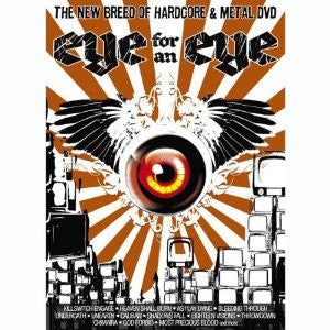 DVD cover with a large red eye and black wings against a burst background.