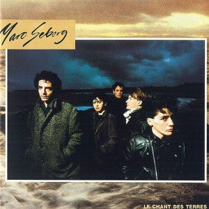 Album cover featuring a group of people in dark clothing against a moody landscape.