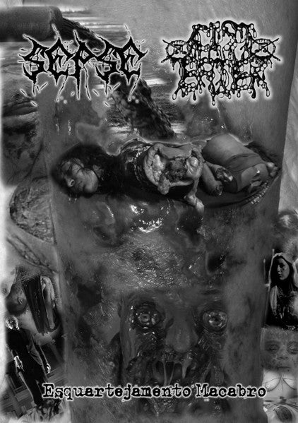DVD cover for "Macabro" with disturbing imagery of bodies and gore.