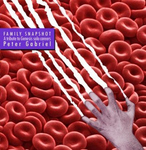 CD cover: red blood cells, white scratches, and a purple hand.