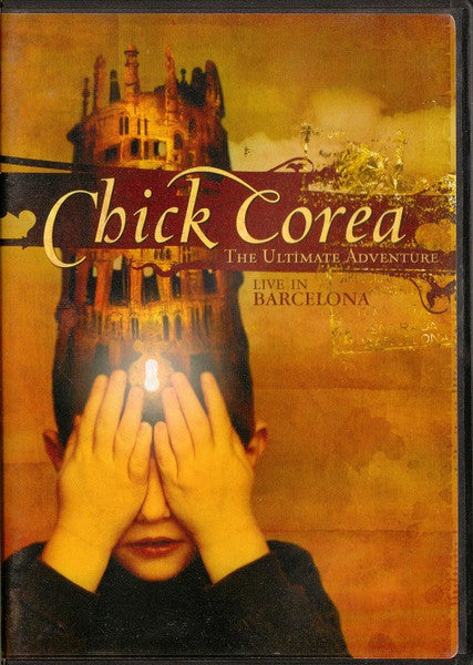 DVD cover for Chick Corea’s “Live in Barcelona” concert film.