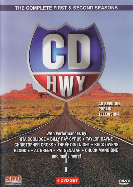 DVD cover for "CD Highway" featuring a highway and shield logo.