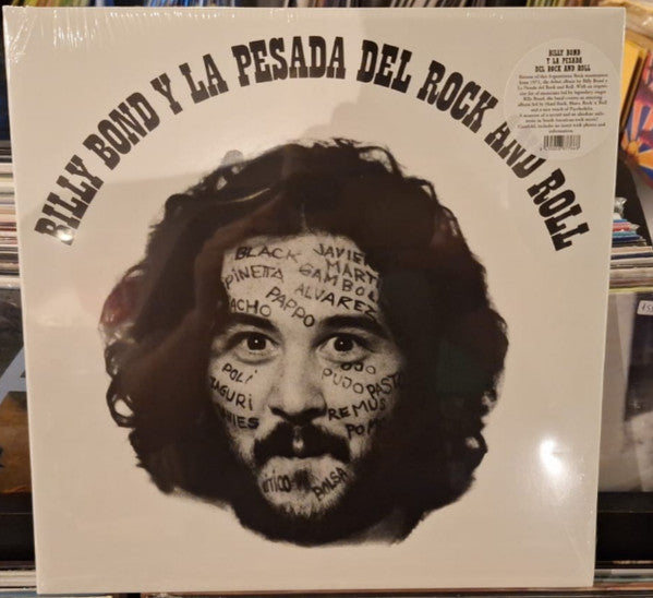 Vinyl record cover featuring a black and white portrait of Billy Bond.