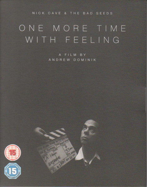 Blu-ray cover for “One More Time With Feeling” featuring Nick Cave.
