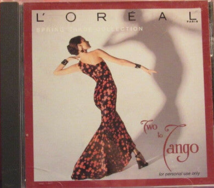 CD cover featuring a woman in a red floral dress dancing tango.