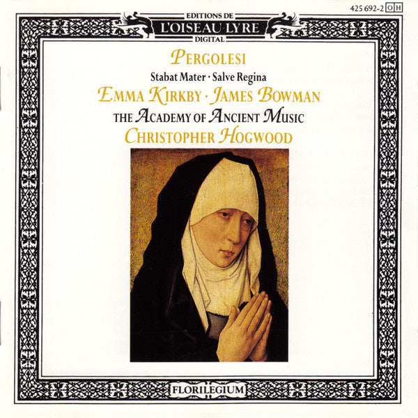 Vinyl record cover: “Salve Regina” featuring a painting of a nun.
