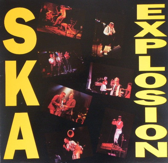 Ska album cover with collage of musicians performing on stage.