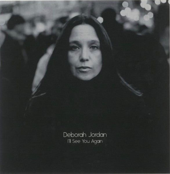 Black and white album cover featuring portrait of Deborah Jordan.