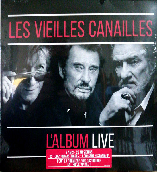 Album cover featuring three older men, text reads "Les Vieilles Canailles.