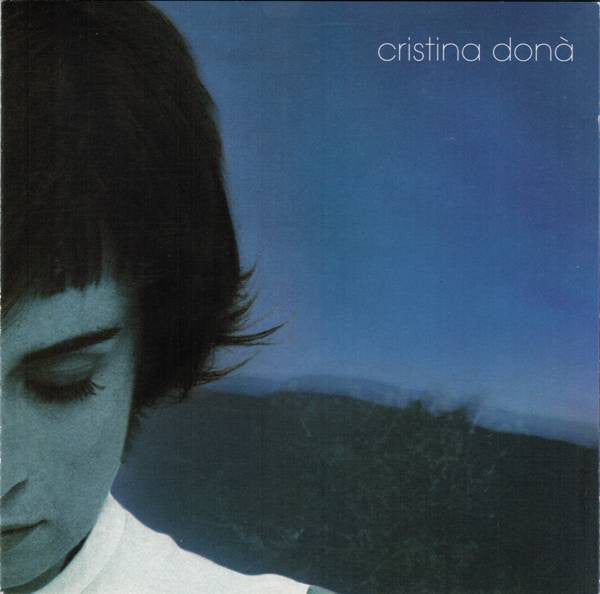 CD cover featuring a portrait of Cristina Dona with blue background.