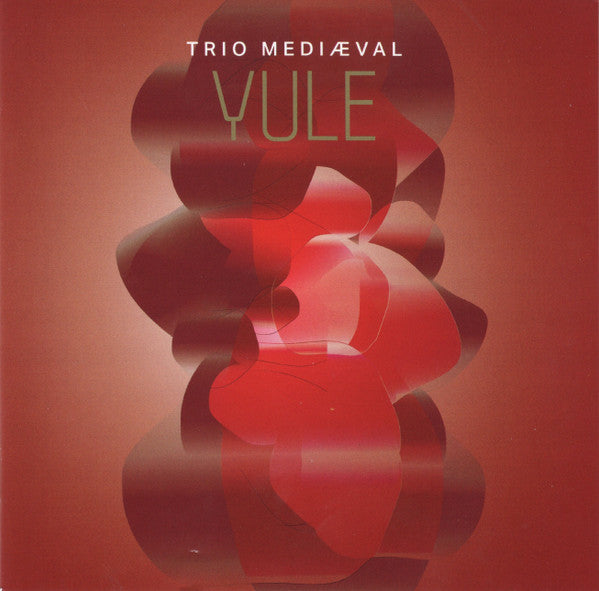 Blu-ray cover for "Yule" by Trio Medieval, featuring a red floral design.