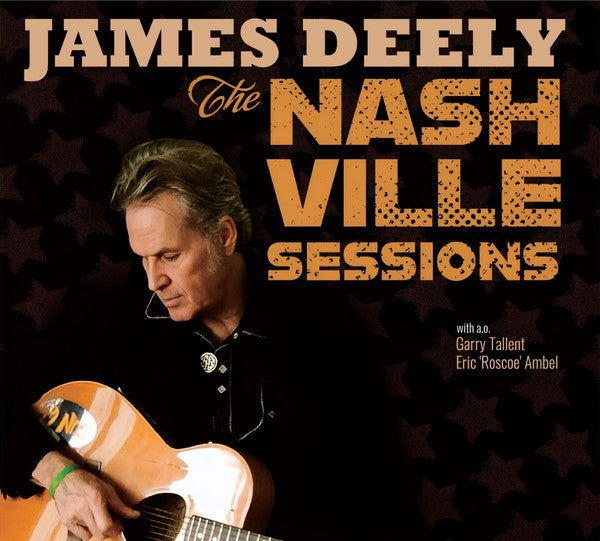 CD cover for James Deely’s “The Nashville Sessions” featuring a musician.