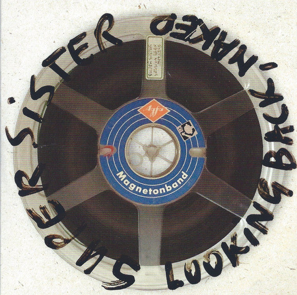 Supersister album cover: a black reel-to-reel tape with colorful text.