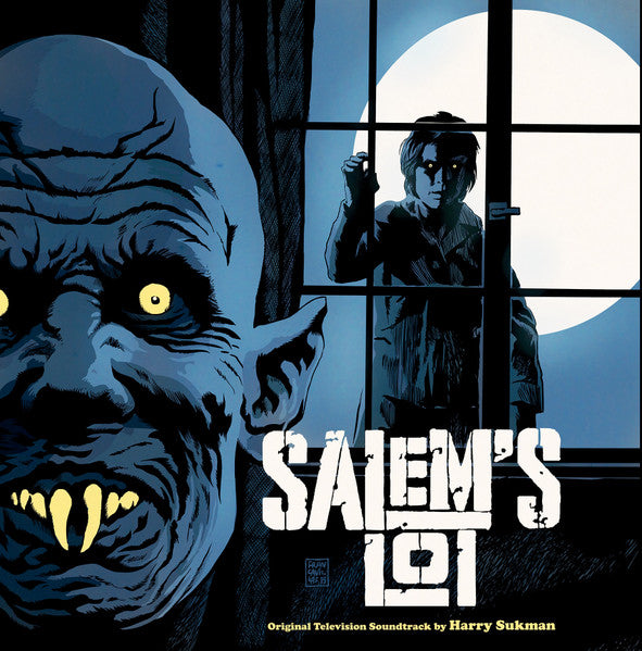 Salem's Lot" vinyl cover art: a menacing face and figure in a window.