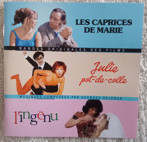 CD cover for "Les Caprices De Marie / Julie" with film stills.