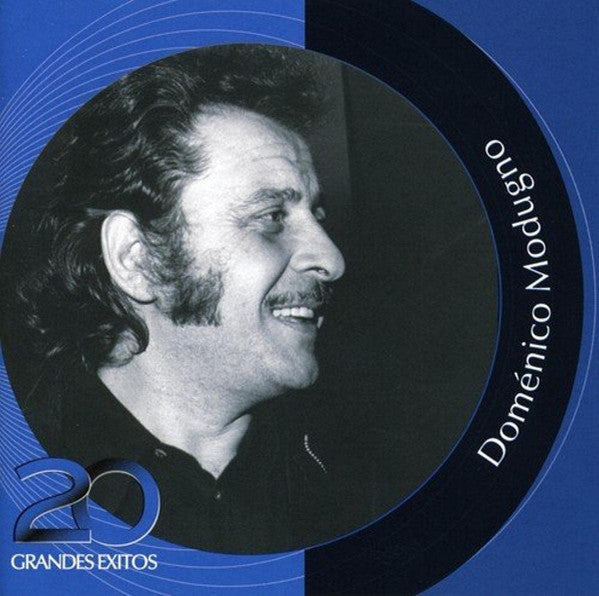 CD cover featuring a black and white portrait of Domenico Modugno.