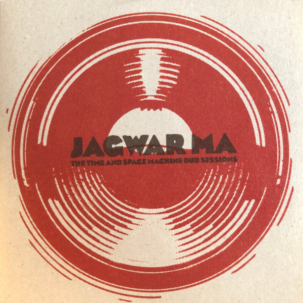 Red vinyl record label with "Jagwar Ma" text and concentric circles.