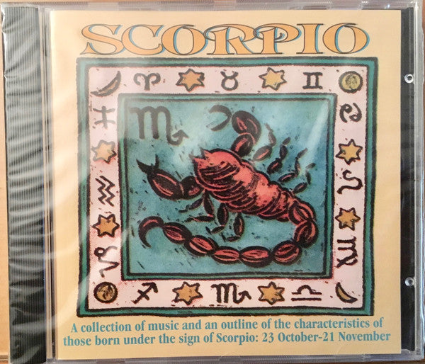 CD cover for Tiana Major9’s “November Scorpio” featuring a scorpion illustration.