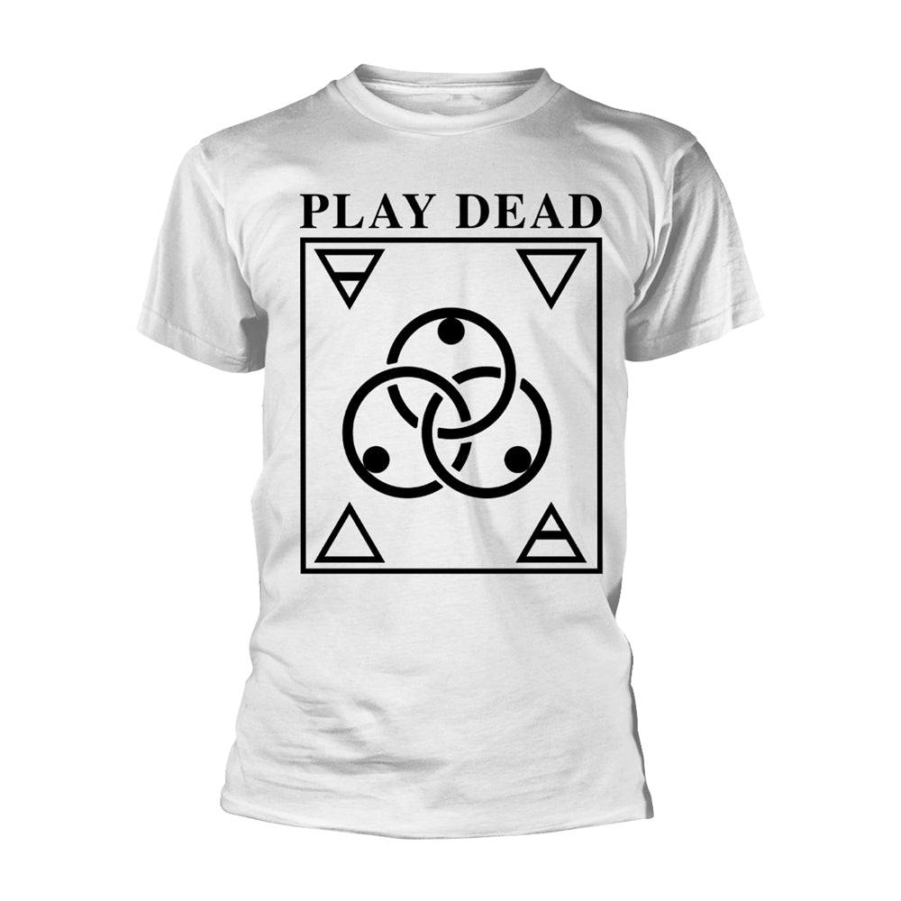 Play Dead T Shirt Logo Official Mens White XL
