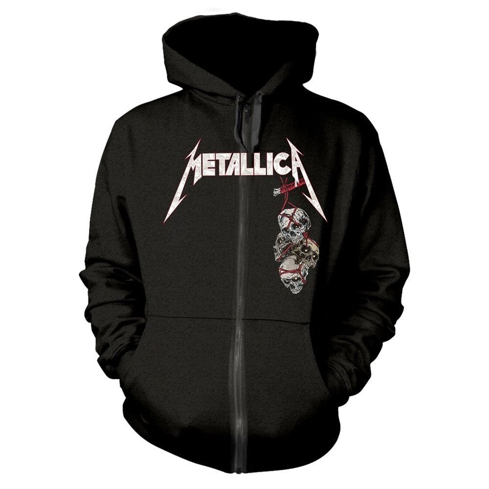Metallica Death Reaper Men Hooded Zip Black XXL