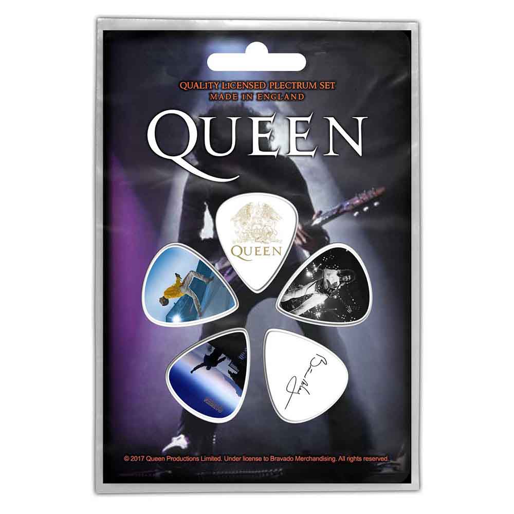 Rock Off Queen - Brian May (Set 5 Plettri) Merchandising Ufficiale