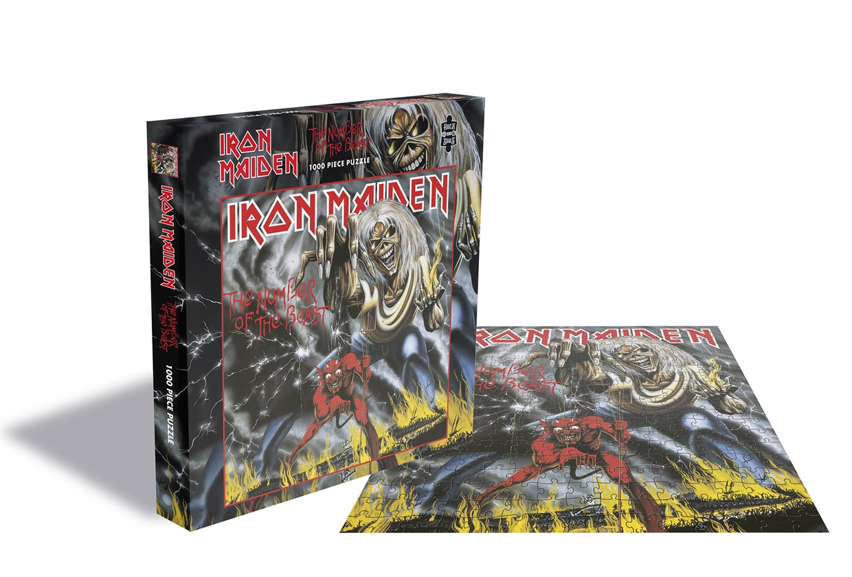 Various - Iron Maiden The Number Of The Beast (1000 Piece Jigsaw Puzzle)