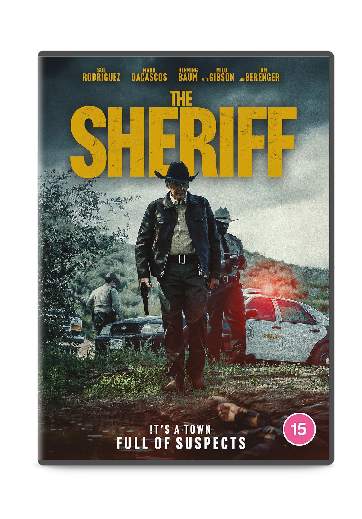 DVD cover for "The Sheriff" featuring a lawman with deputies.