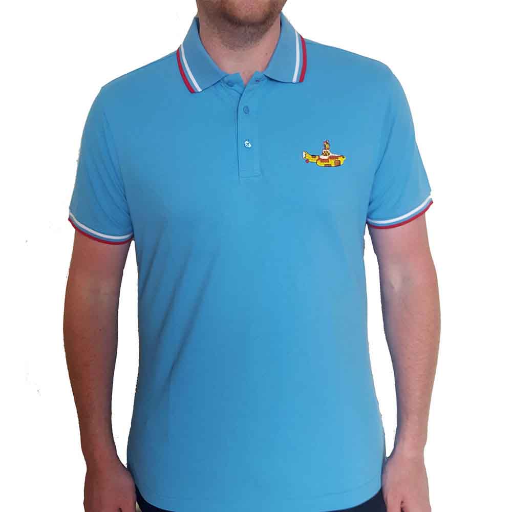 The Beatles Unisex Polo Shirt: Yellow Submarine (Large)