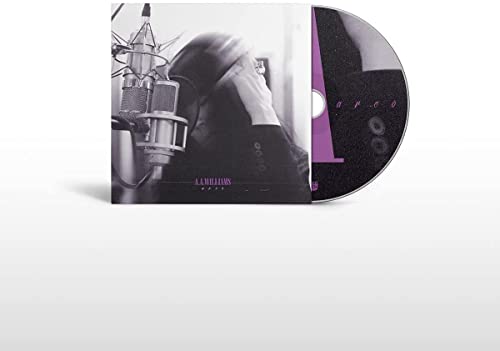 CD case for A.a. Williams’ “Arco” with a microphone image.