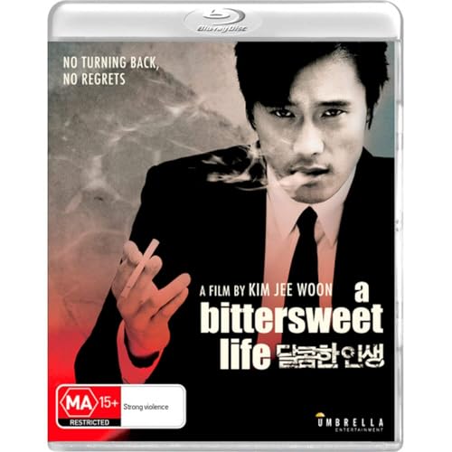 Blu-ray case for "A Bittersweet Life" featuring a man in a suit.