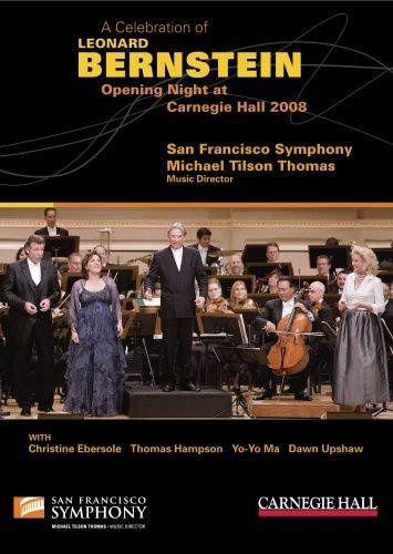 DVD cover for "A Celebration of Leonard Bernstein" concert performance.