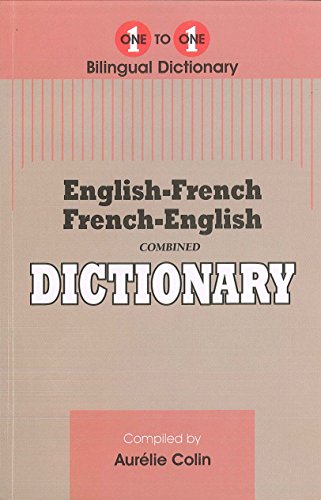 Cover of "English-French & French-English One-to-One Dictionary" by Aurélie Colin.